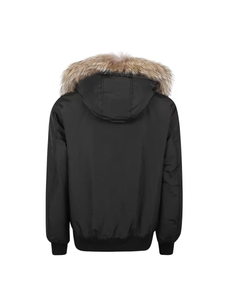 Kurtka bomber Woolrich polarowy czarny