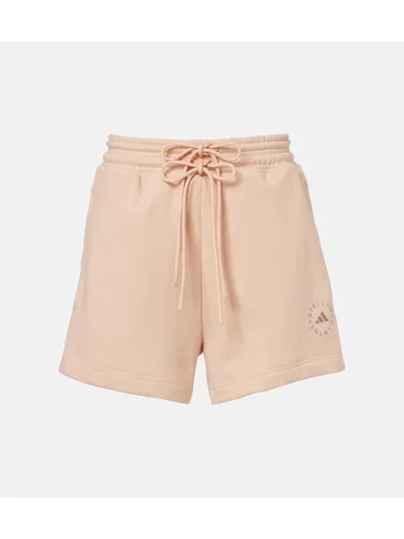 Pantaloni scurți Adidas By Stella Mccartney cu autograf roz