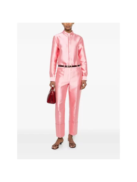 Spodnie Calvin Klein różowe