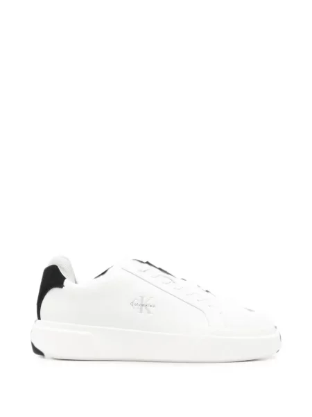 Sneakerși Calvin Klein cu imagine chunky alb