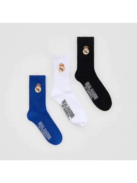 Reserved Real Madrid zokni 3 db-os csomag indigókék