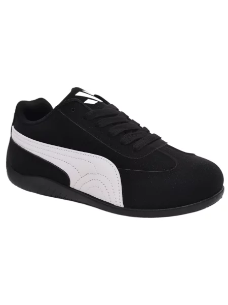 Кеди низькі STREAM штучна замша чорний