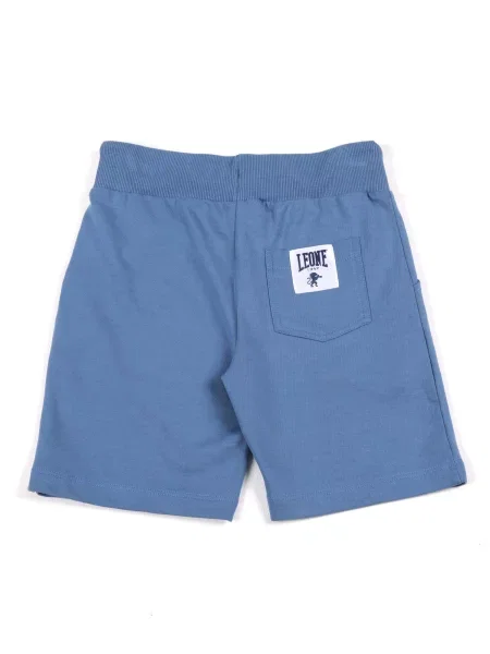 Spodenki sportowe dla chłopców Leone Tie Dye niebieskie