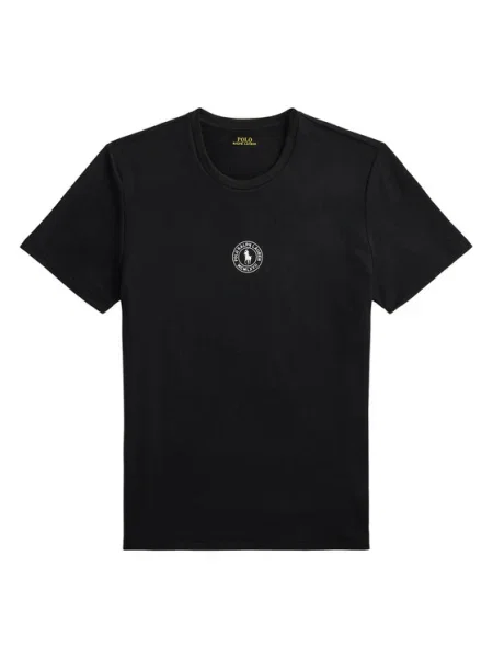 Polo Ralph Lauren pizsama felső sima fekete
