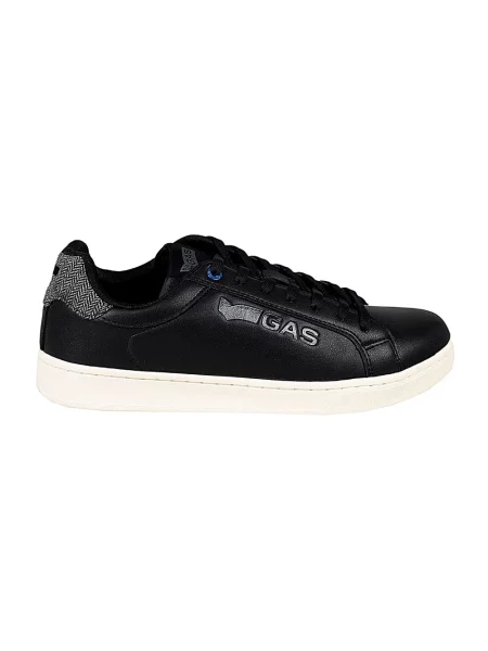 Sneakersy Gas skórzane czarne