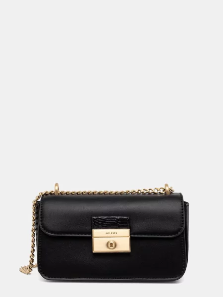 Aldo geantă crossbody pentru femei cu imitație de piele ADELIANA negru