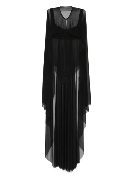 Прозрачен топ Atu Body Couture черно