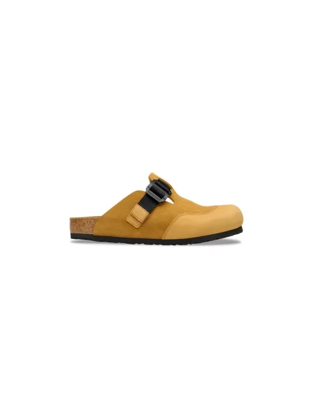 Klapki Birkenstock brązowe