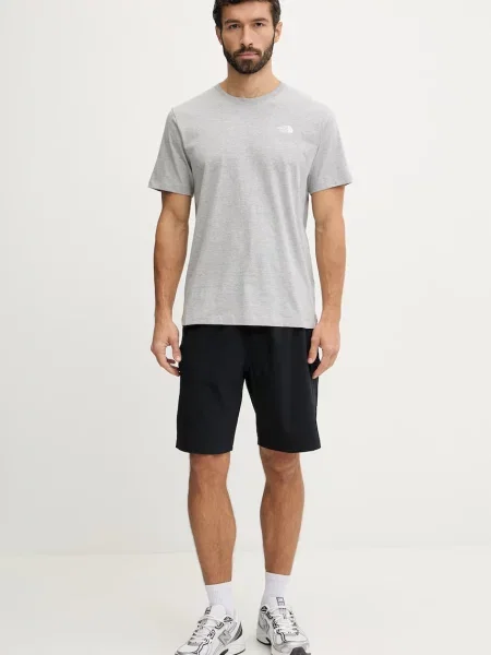The North Face tricou Simple Dome gri
