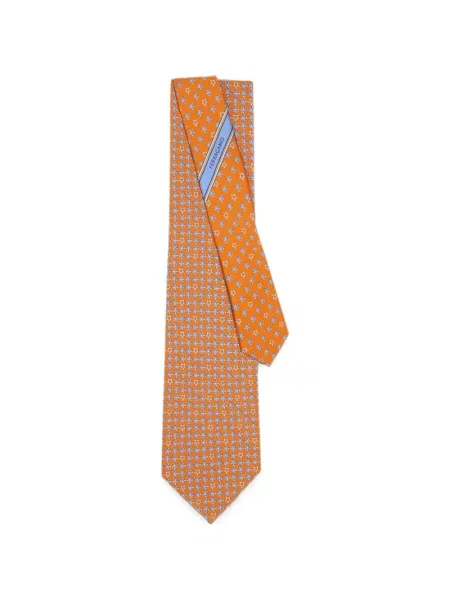 Kravata Ferragamo oranžová