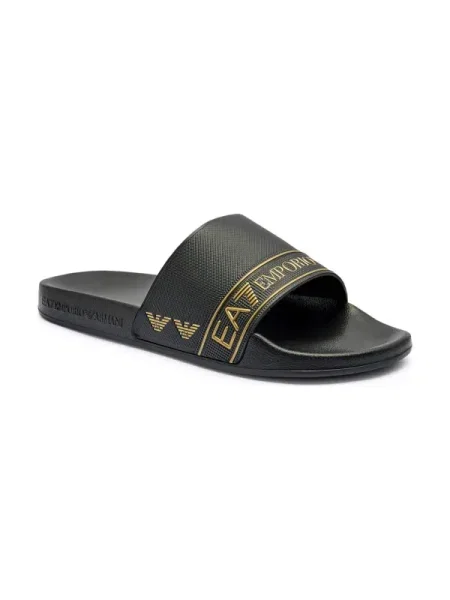 Șlapi Ea7 Emporio Armani negru