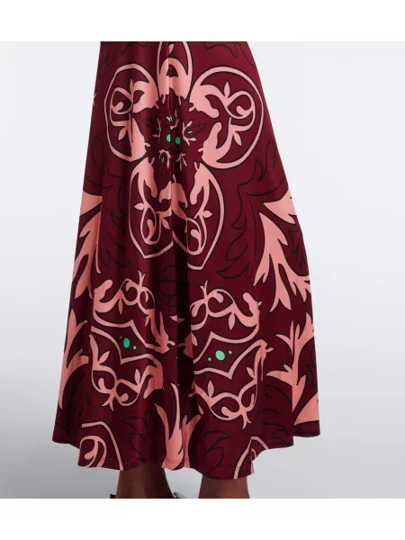 Rochie maxi Johanna Ortiz cu imagine din jerseu