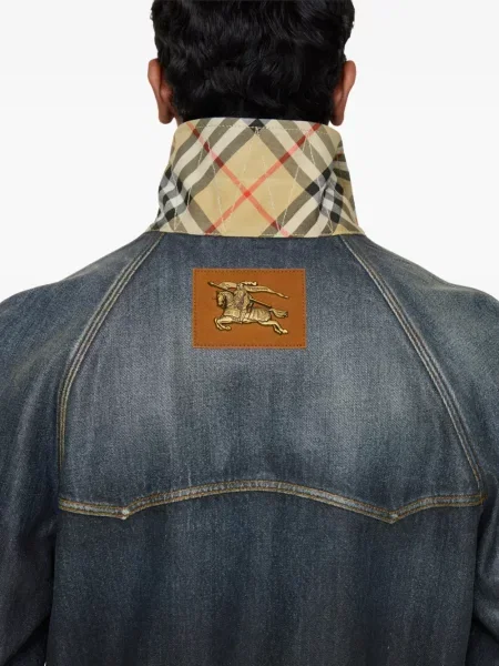 Geacă de blugi Burberry albastru