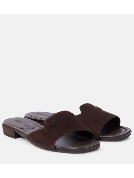 Mules Jimmy Choo iz semiša rjava