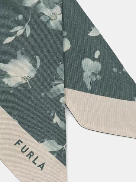 Fular Furla de mătase verde
