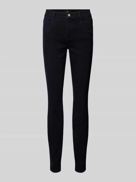 Jeansy o kroju slim fit z wpuszczanymi model ‘Shakira’ Brax