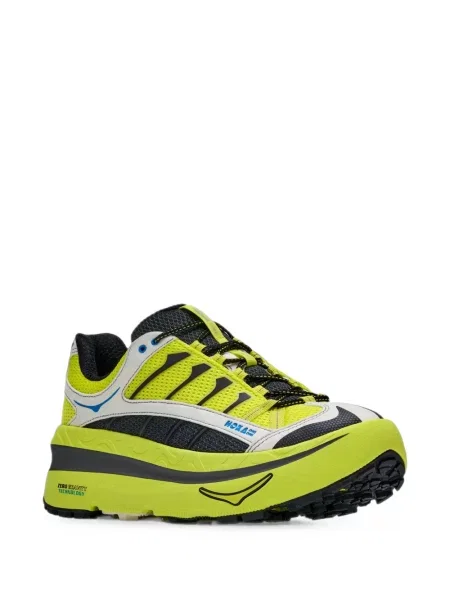 Fűzős csipkés sneaker Hoka sárga
