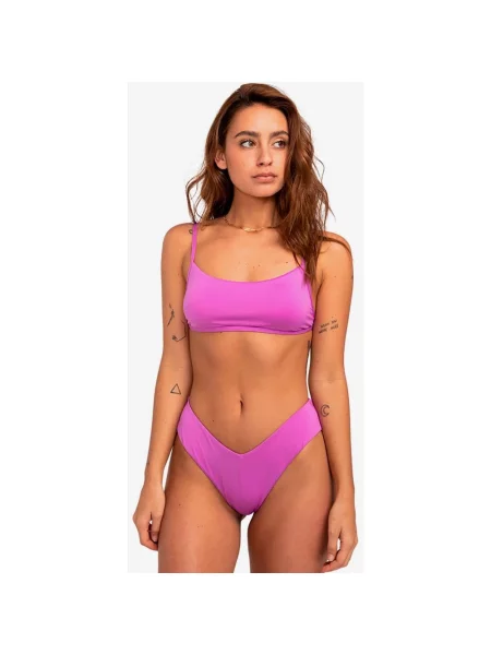 Góra od bikini typu bralette w kolorze fuksji Billabong Sol Searcher XS różowe