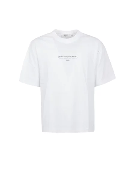 Koszulka Off-white z nadrukiem biała