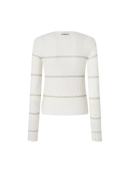 Sweter Pinko elegancki biały