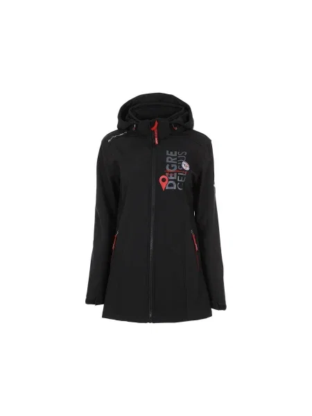 Geacă Degré Celsius softshell negru