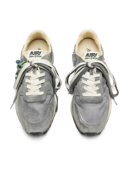 Sneakersy Autry skórzane szare