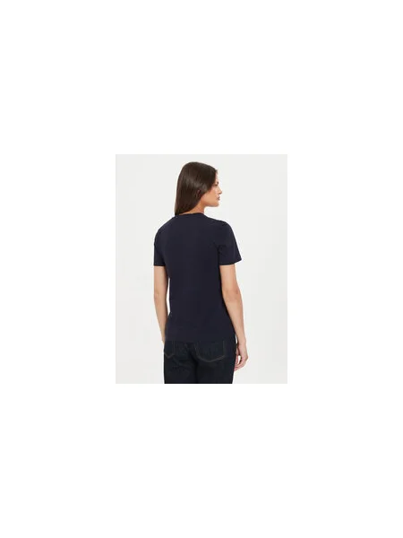 Tommy Hilfiger Póló Script Regular Fit sötétkék