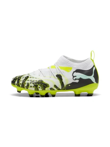 PUMA Młodzieżowe buty piłkarskie FUTURE 9 MATCH CREATIVITY FG/AG Buty 29 żółty