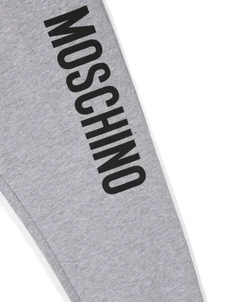 Spodnie dziecięce Moschino szare