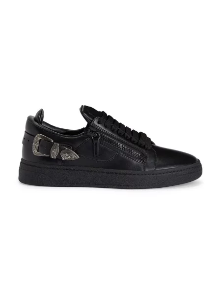 Giuseppe Zanotti sneakers din piele GZ negru