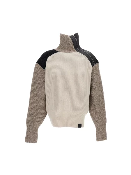 Lniany sweter Stella Mccartney szary
