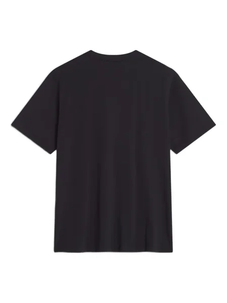 Tricou Café Kitsuné cu broderie negru