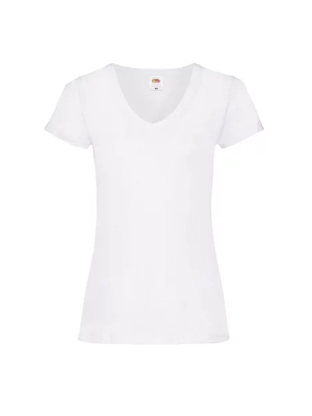 Koszulka Valueweight Plain V Neck T-shirt biała