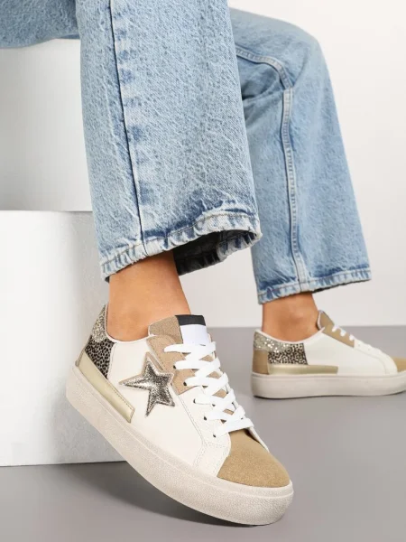 Sneakers Felaven închis bej