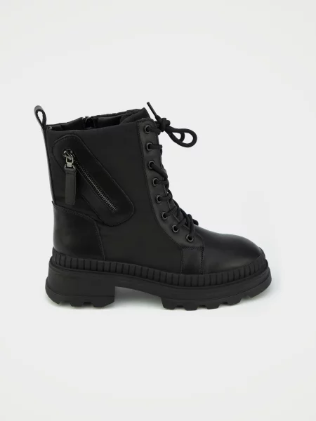 Кожаные ботинки Urban Trace черные