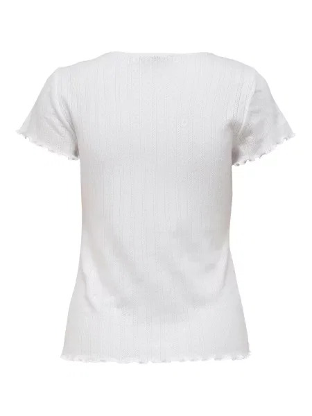 ONLY Tricou CARLOTTA' alb