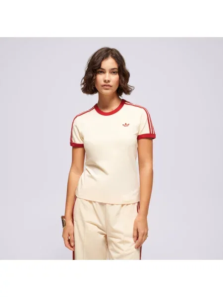 Adidas T-Shirt 3S Tee Slim żółta