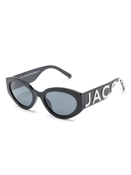 Saulės akiniai Marc Jacobs Eyewear su autografu juoda