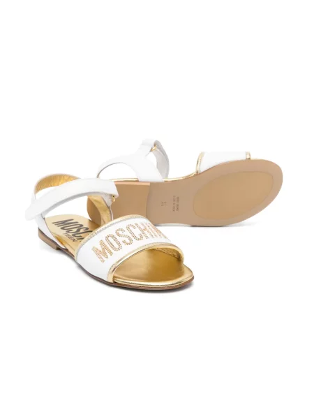 Sandały dziecięce Moschino białe
