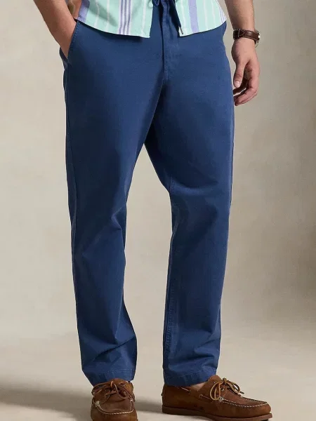 Hlače Polo Ralph Lauren mornarsko modra