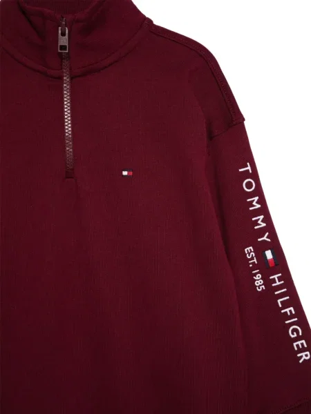 Bluza rozpinana dziecięca Tommy Hilfiger czerwona