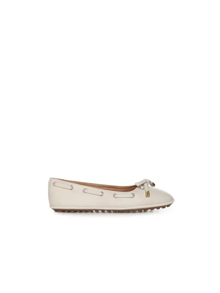 Balerinki Tod's skórzane białe