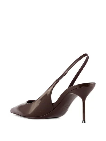 Pantofi cu toc Paris Texas slingback maro