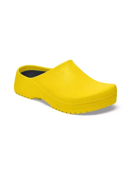 Birkenstock Super-Birki Fusion PU Regular Fit Yellow Kobiety Sandały Birkenstock Size: żółty