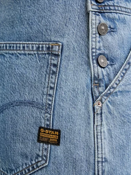 Макси джинсовое платье G-star