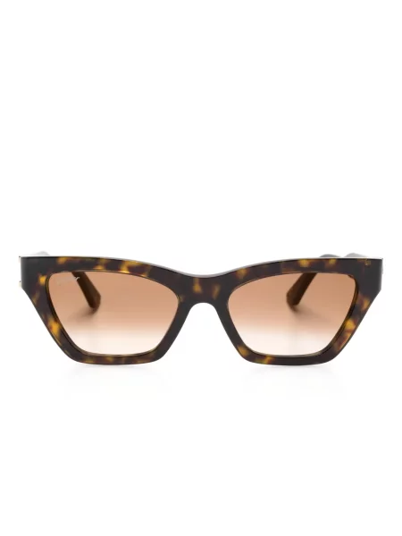 Ochelari de soare ochi de pisică Cartier Eyewear maro