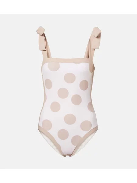 Strój kąpielowy Simkhai w grochy beżowy