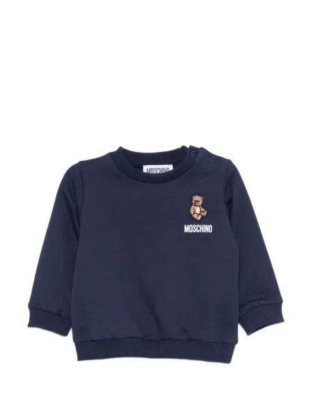 Bluza nierozpinana dziecięca Moschino niebieska