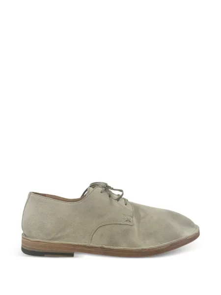 Pantofi derby Shoto din piele de căprioară gri