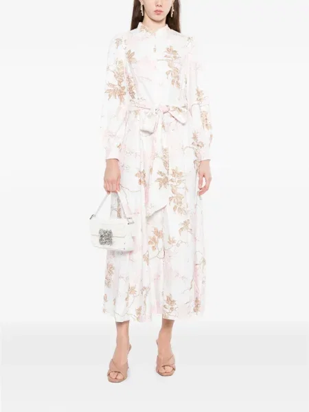 Rochie tip cămașă Needle & Thread alb